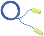 3M™ E-A-Rsoft™ Yellow Neons™ Corded Earplugs, Hearing Conservation 311-1250 in Poly Bag Regular Size