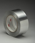 3M™ Aluminum Foil Tape 425 Silver, 3 in x 60 yd 4.6 mil