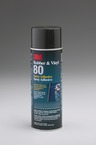 3M™ Rubber And Vinyl 80 Spray Adhesive Yellow, 24 fl oz Aerosol (Net weight 19 oz)