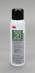 3M™ Heavy Duty 20 Spray Adhesive Clear, 20 fl oz can, Net Weight 13.8 oz
