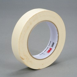 3M™ Paper Tape 200 Tan, 24 mm x 55 m 4.4 mil