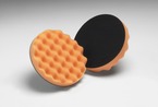 3M™ Finesse-it™ Buffing Pad 02362B, 5-1/4 in Foam Orange Black Loop