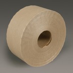 3M™ Water Activated Paper Tape 6144 Natural Economy Reinforced, 70 mm x 450 ft