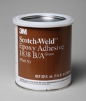 3M™ Scotch-Weld™ Epoxy Adhesive 1838 Green B/A, 1 Quart Kit
