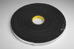 3M™ Vinyl Foam Tape 4508 Black, 1 in x 36 yd