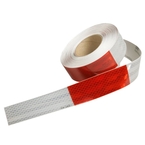 3M™ Flexible Prismatic Conspicuity Marking Series 963-10 DOT White, (2 in x 9 in cuts), 2 in x 50 yd