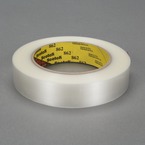 Scotch® Reinforced Strapping Tape 862 Clear, 18 mm x 55 m