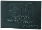 3M™ Wetordry™ Rubber Squeegee 5517, 2 3/4 in x 4 1/4 in