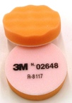 3M™ Finesse-it™ Buffing Pad 02648, 3-1/4 in Orange Foam