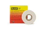3M™ Glass Cloth Electrical Tape 27-1/2"x66', White, Rubber Thermosetting Adhesive, 1/2 in x 66 ft (13 mm x 20 1 m)