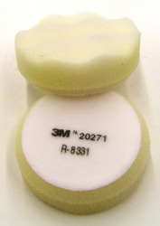 3M™ Finesse-it™ Buffing Pad 20271, 3-3/4 in White Open Cell Foam